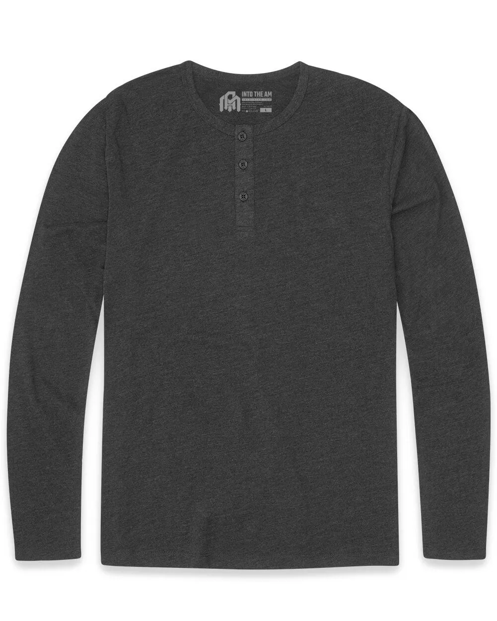 Long Sleeve Henley Tee - Non-Branded