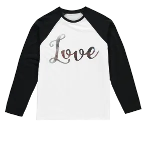 Love Sublimation Baseball Long Sleeve T-Shirt