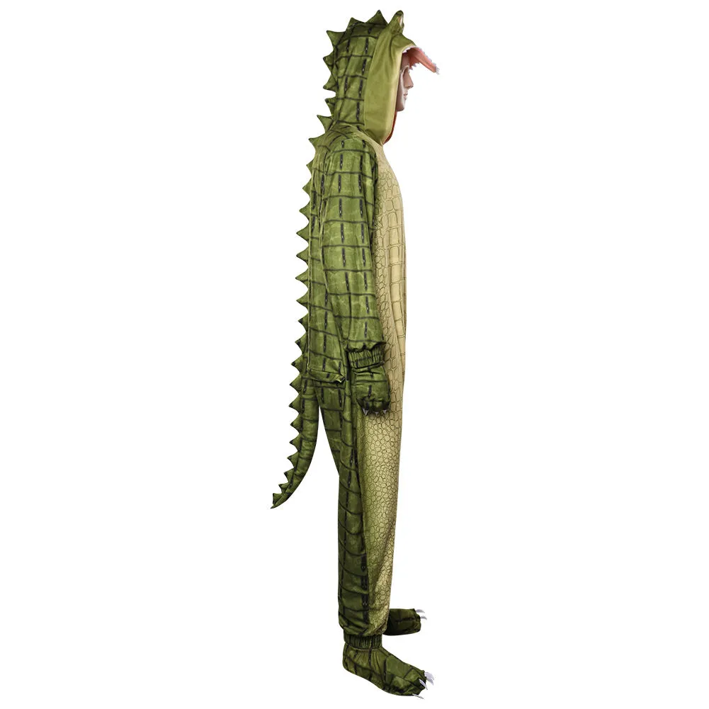 Lyle Crocodile Cosplay Costume Jumpsuit Sleepwear Pajamas Outfits