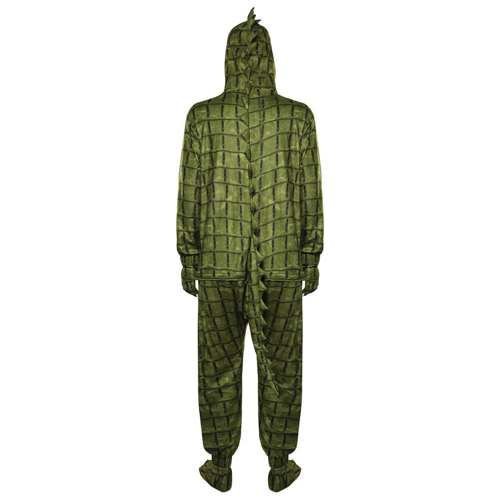 Lyle Crocodile Cosplay Costume Jumpsuit Sleepwear Pajamas Outfits