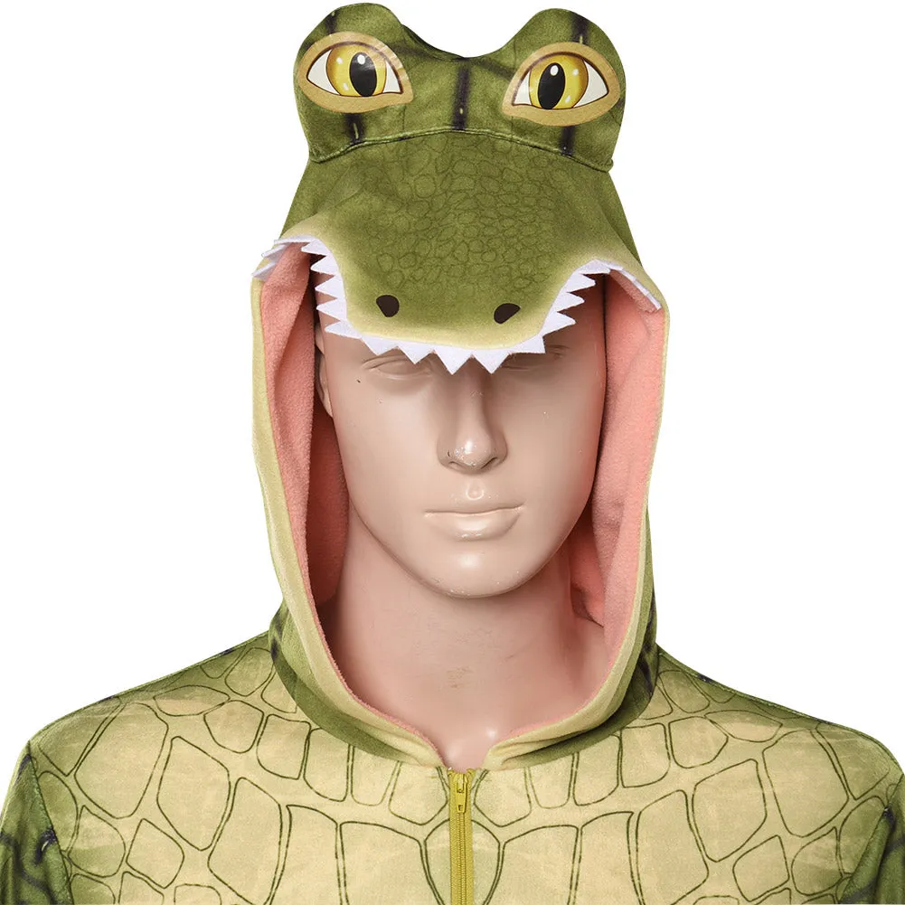 Lyle Crocodile Cosplay Costume Jumpsuit Sleepwear Pajamas Outfits