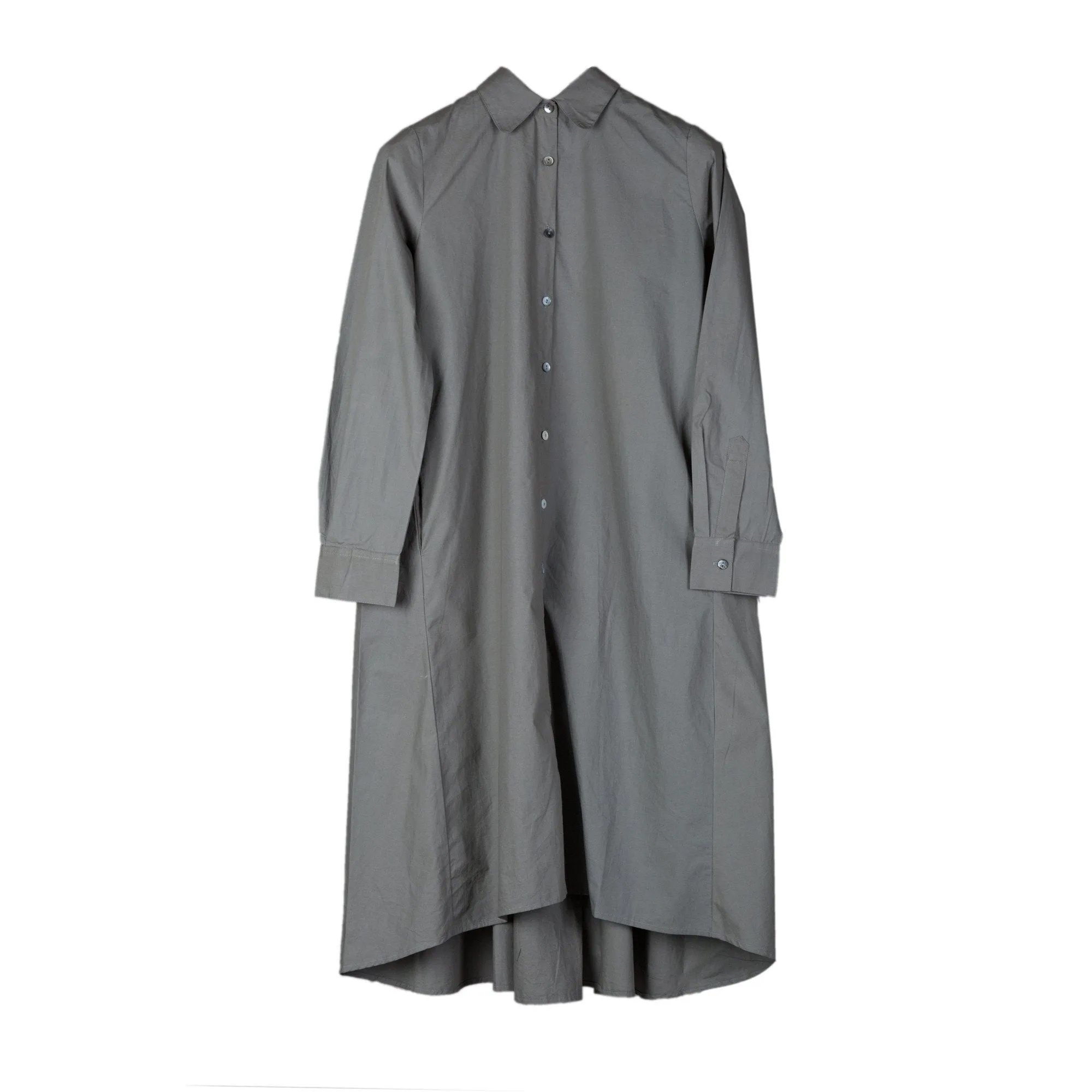 Maaya Medium Length - Charcoal Grey Poplin