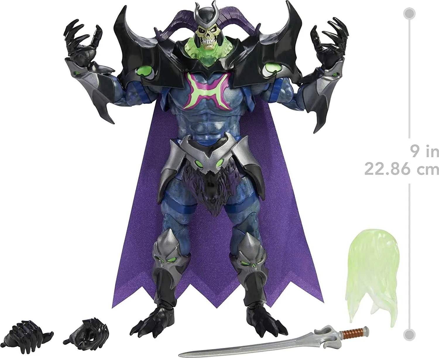 Masters of the Universe Masterverse Power of Grayskull Skeletor Action Figure 9-in MOTU Battle Figure