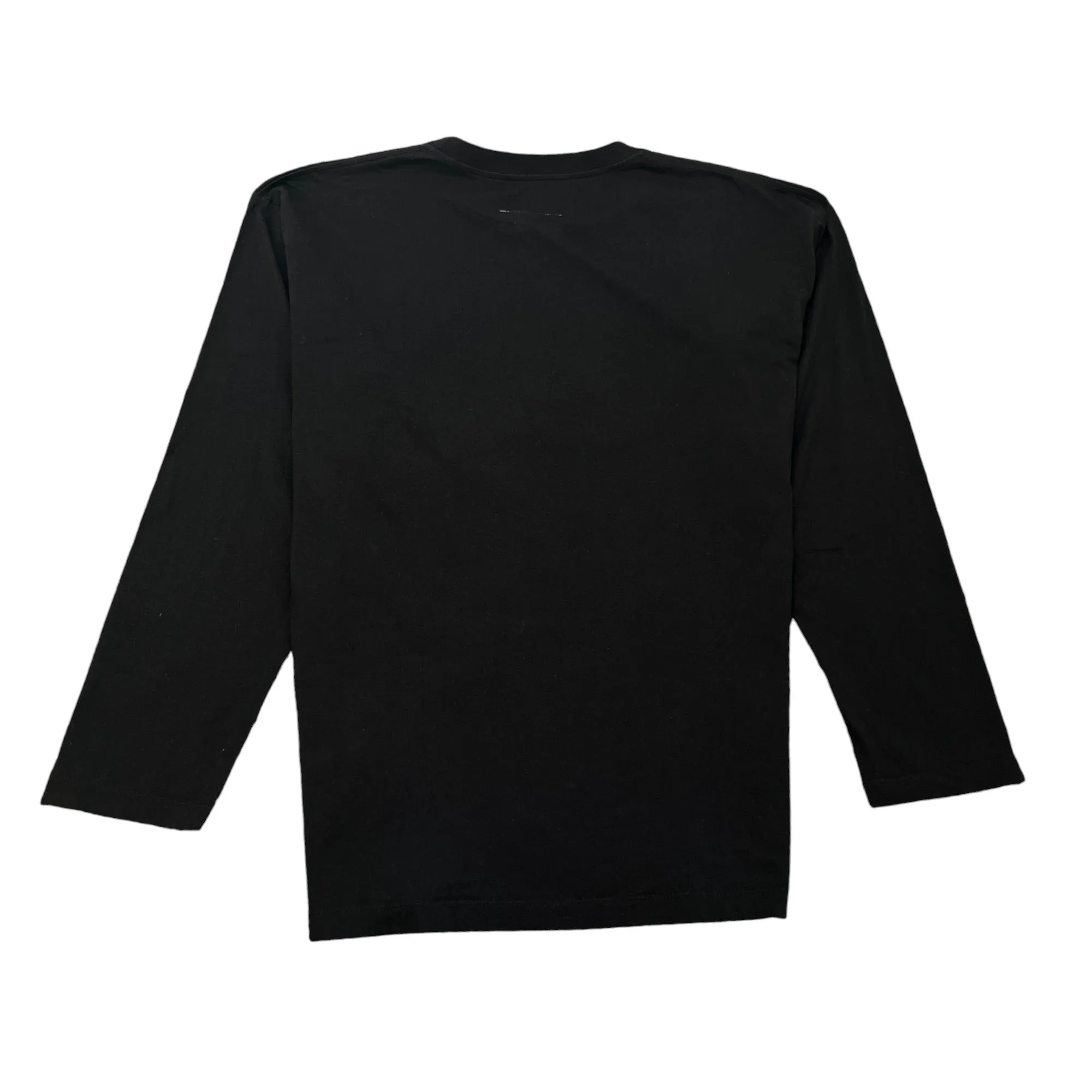 Men's Numbers Logo Long Sleeve T-Shirt Black Size M