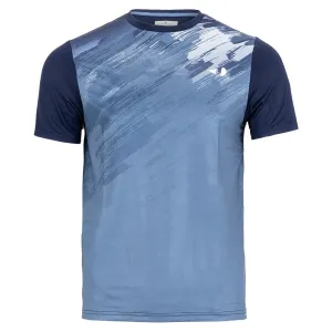 Men`s Painted Splatter Printed Tennis Crew