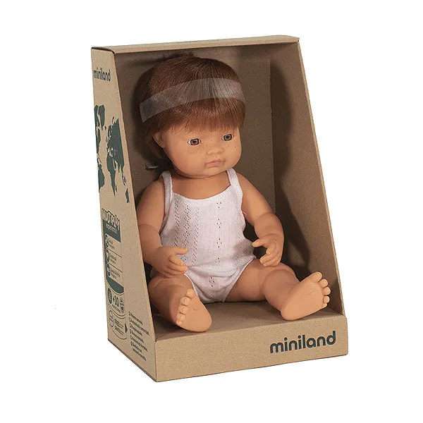 Miniland Doll- Red Head Boy- 38cm