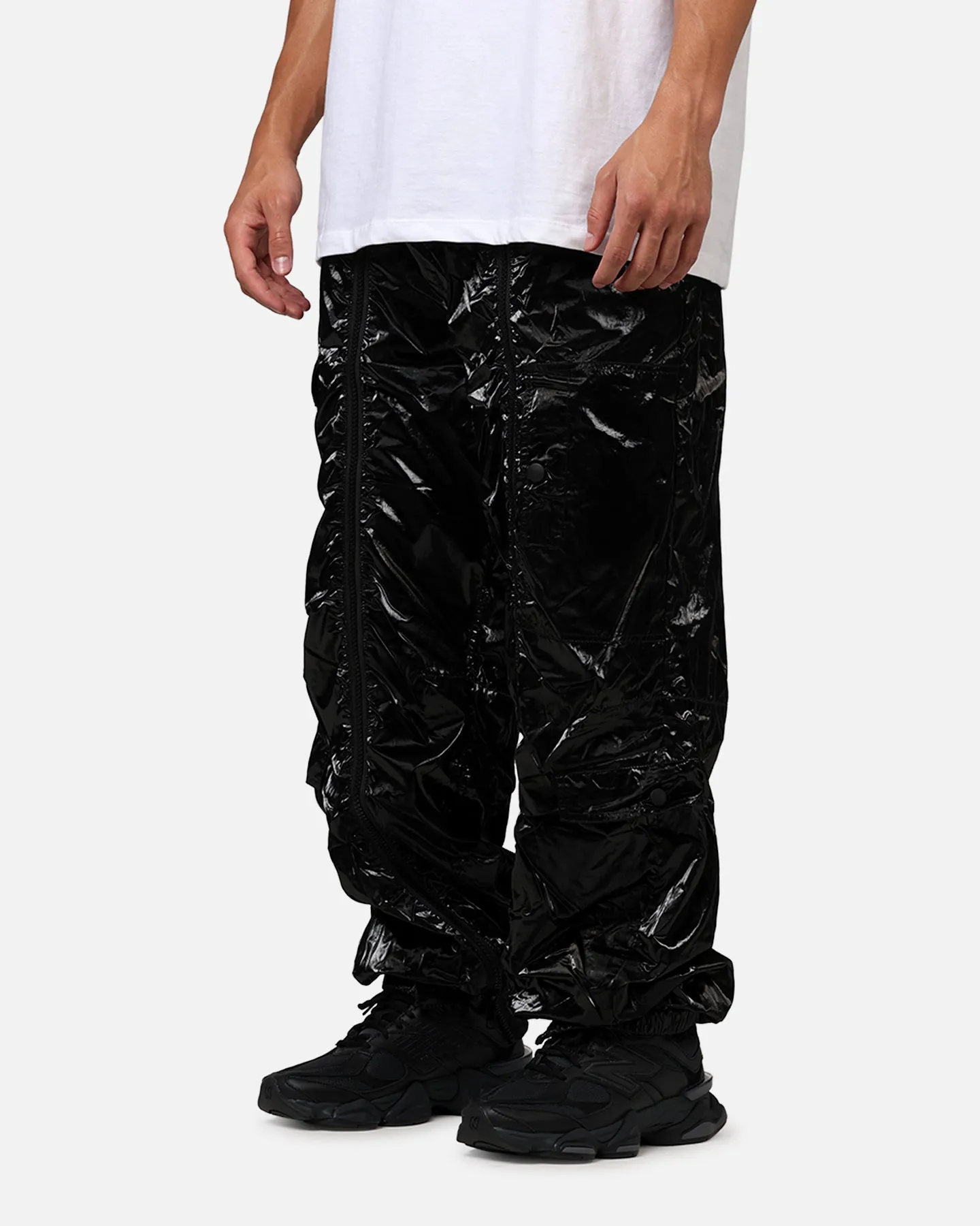 MNML Ruffled Jogger Pants Black