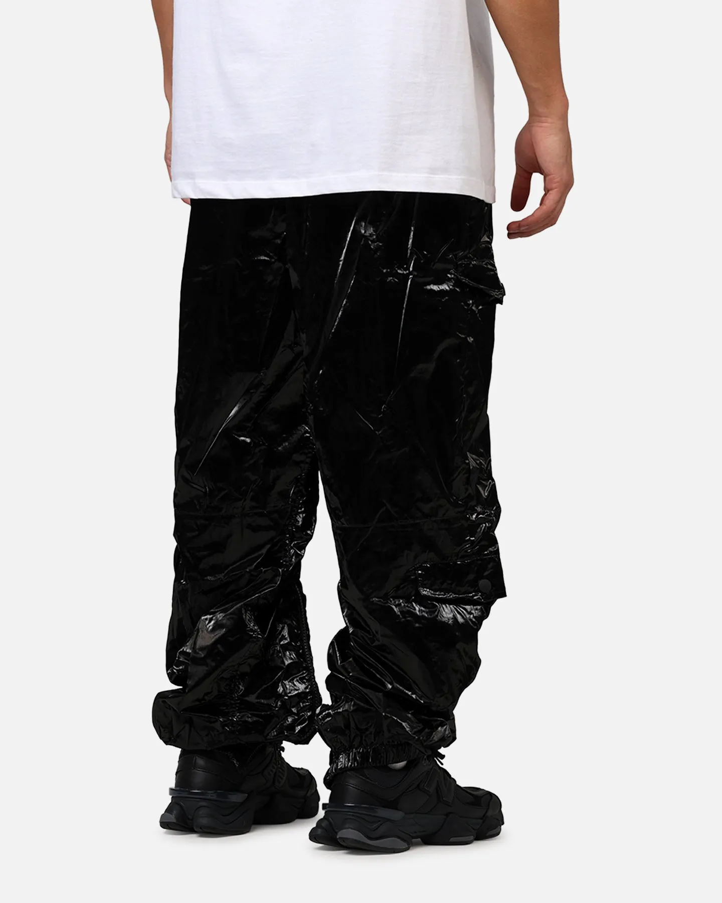 MNML Ruffled Jogger Pants Black