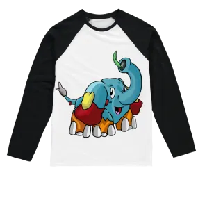 Mudphant Sublimation Baseball Long Sleeve T-Shirt