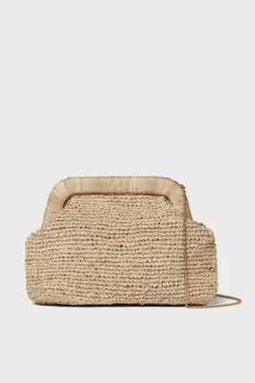 Natural Beverly Clutch