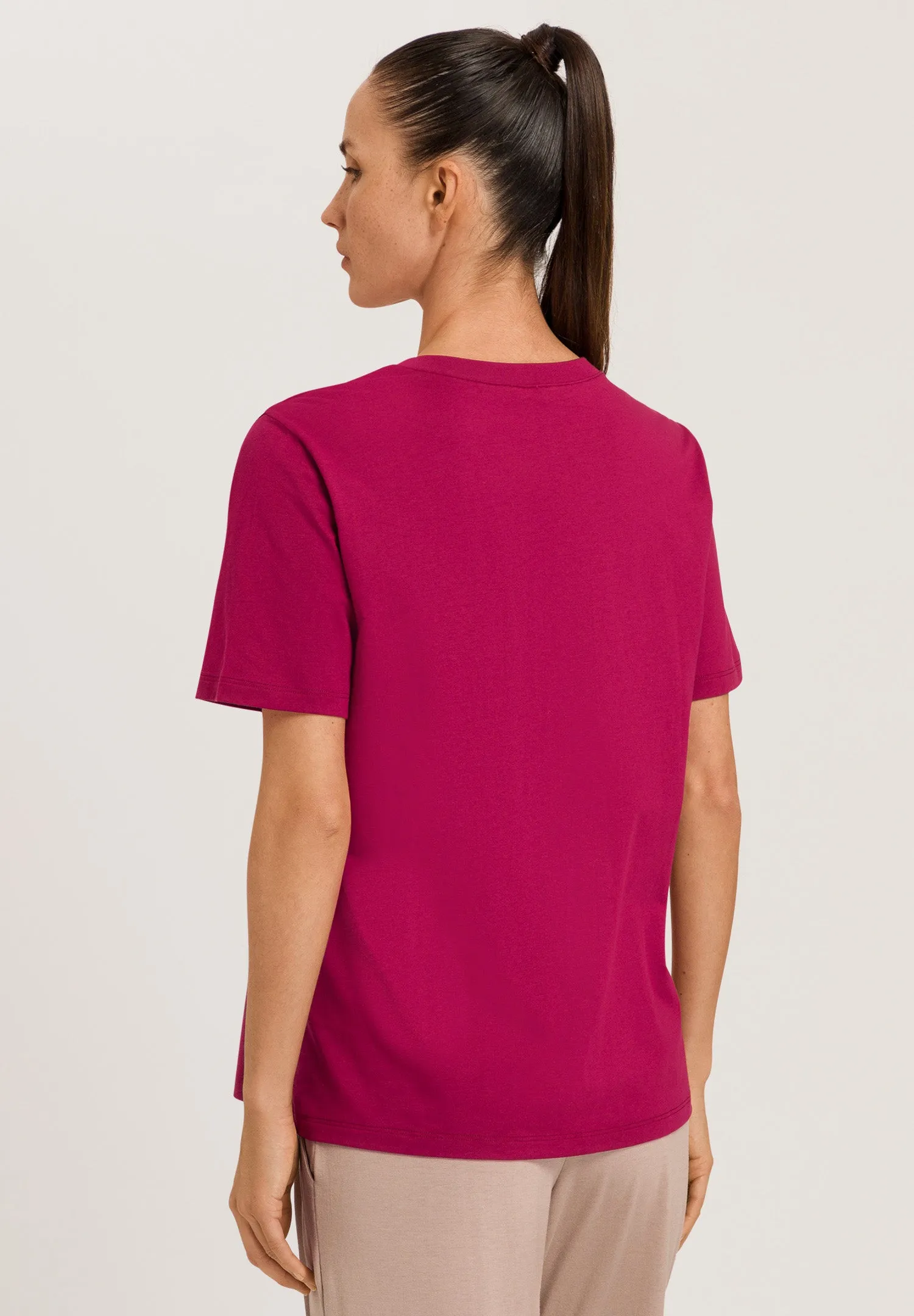 Natural Shirt Organic Cotton T-Shirt | Intense Garnet 78662-2406