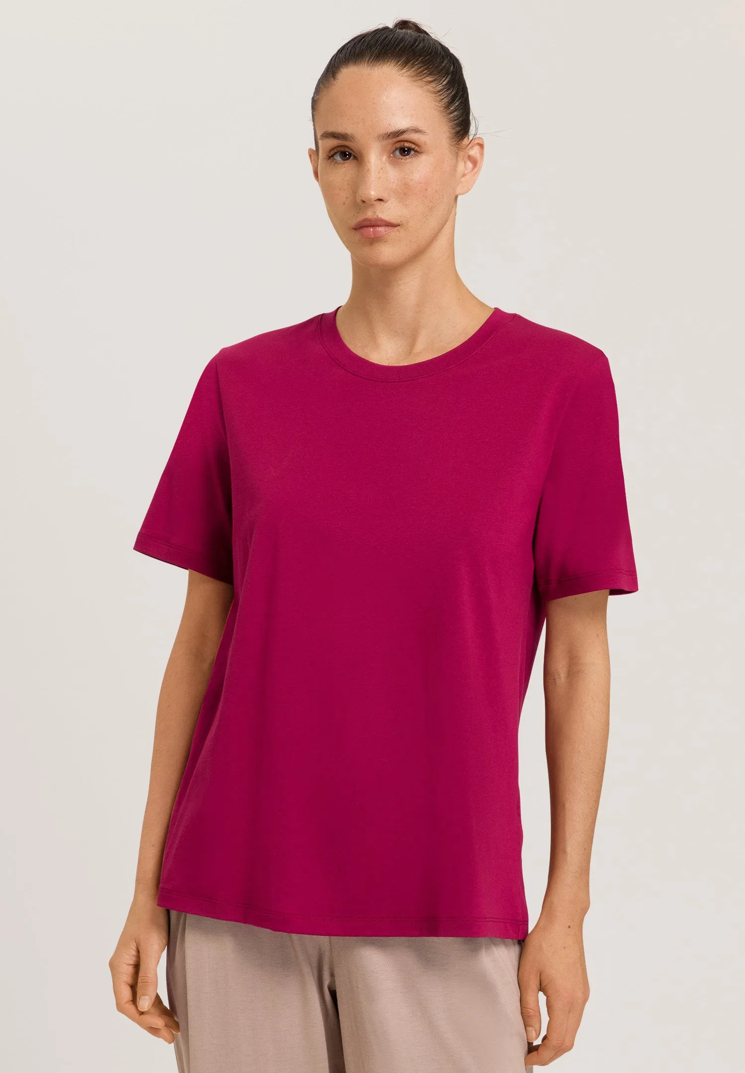 Natural Shirt Organic Cotton T-Shirt | Intense Garnet 78662-2406