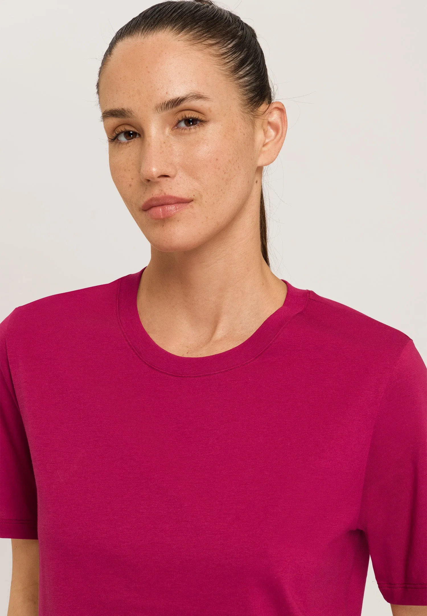 Natural Shirt Organic Cotton T-Shirt | Intense Garnet 78662-2406