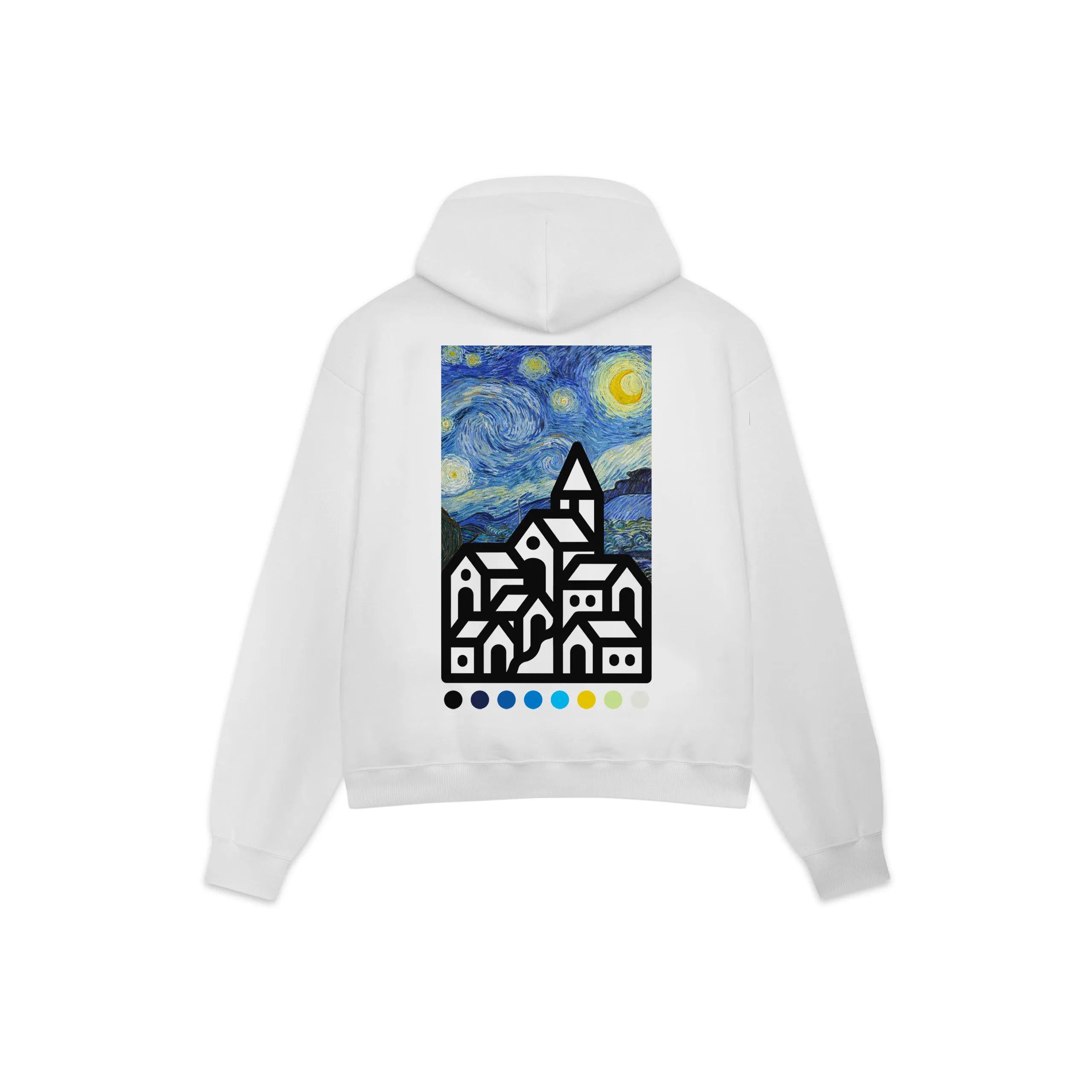 Notte Stellata Hoodie Boys White