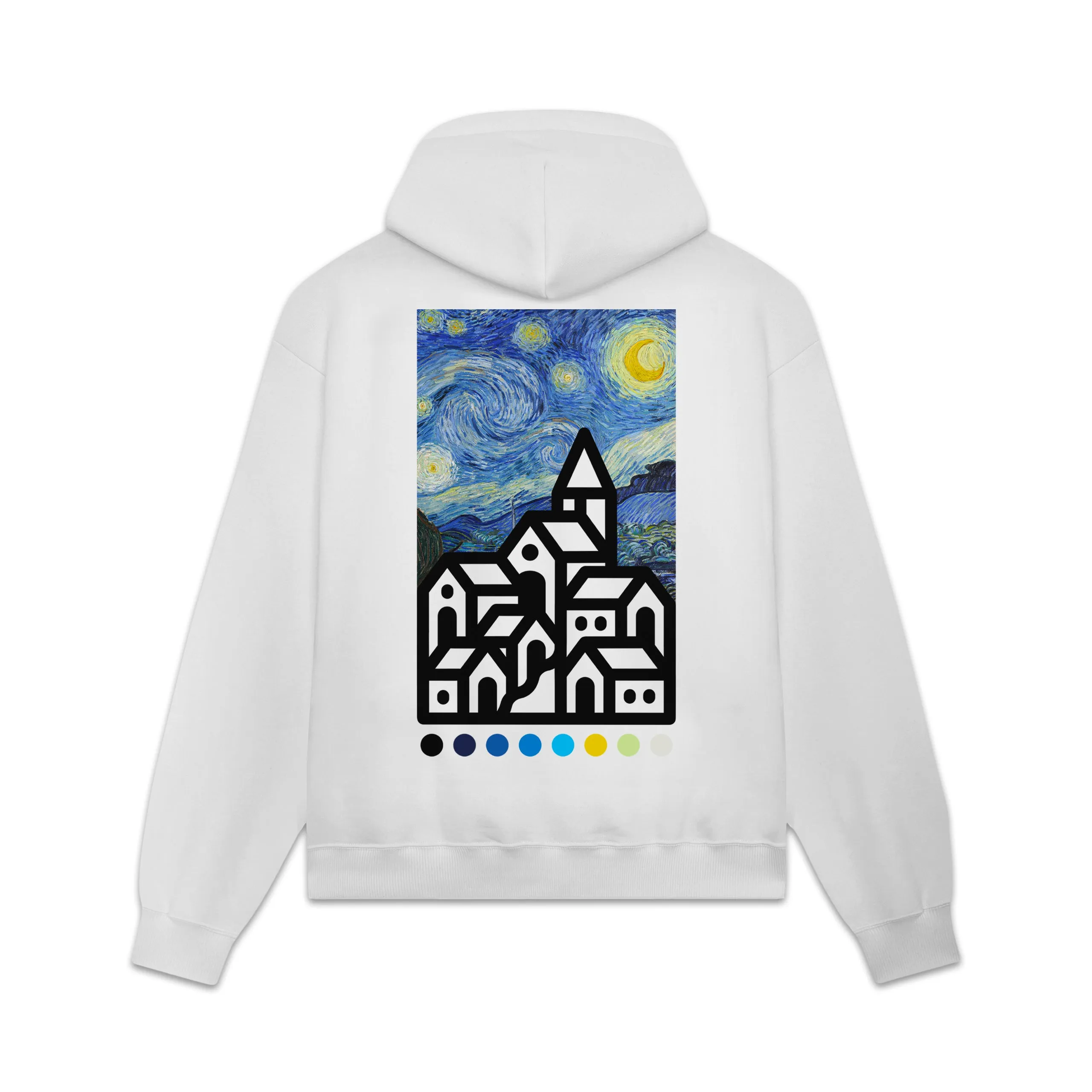 Notte Stellata Hoodie White