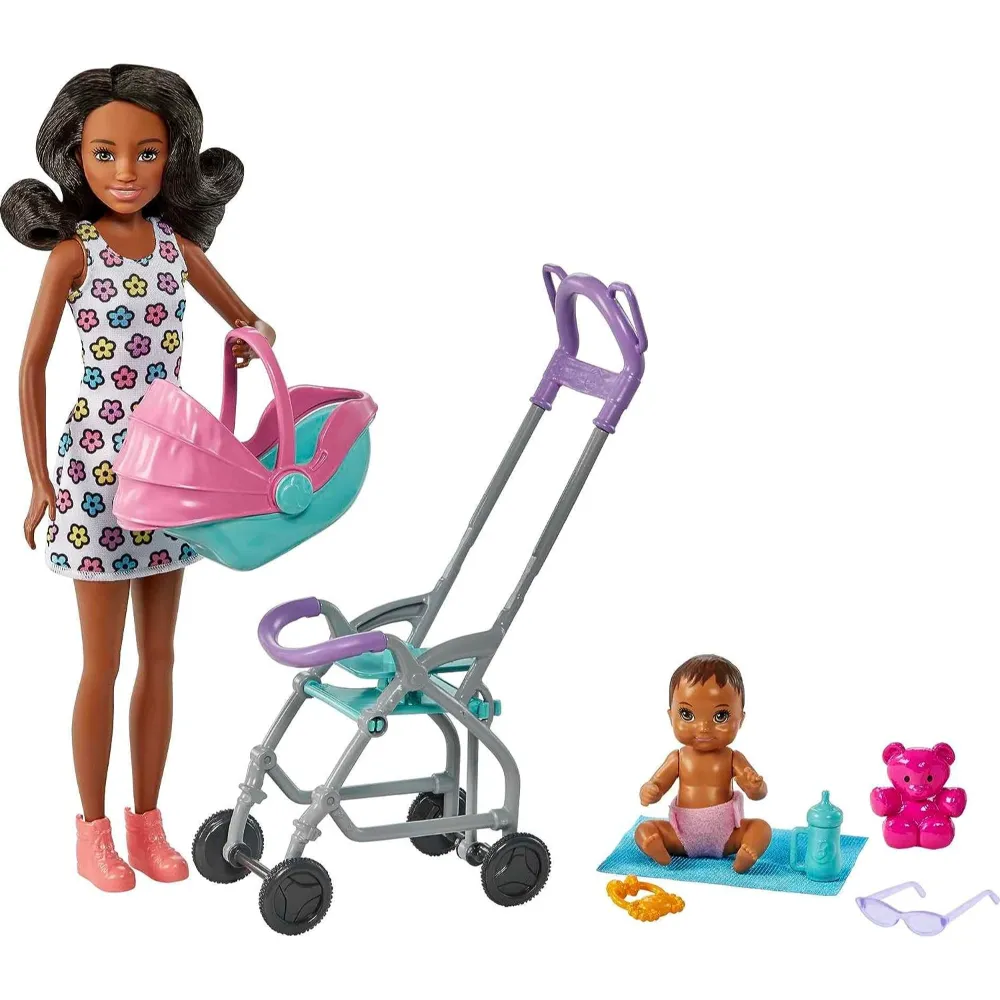 Original Barbie Skipper Babysitters Inc Playset Doll