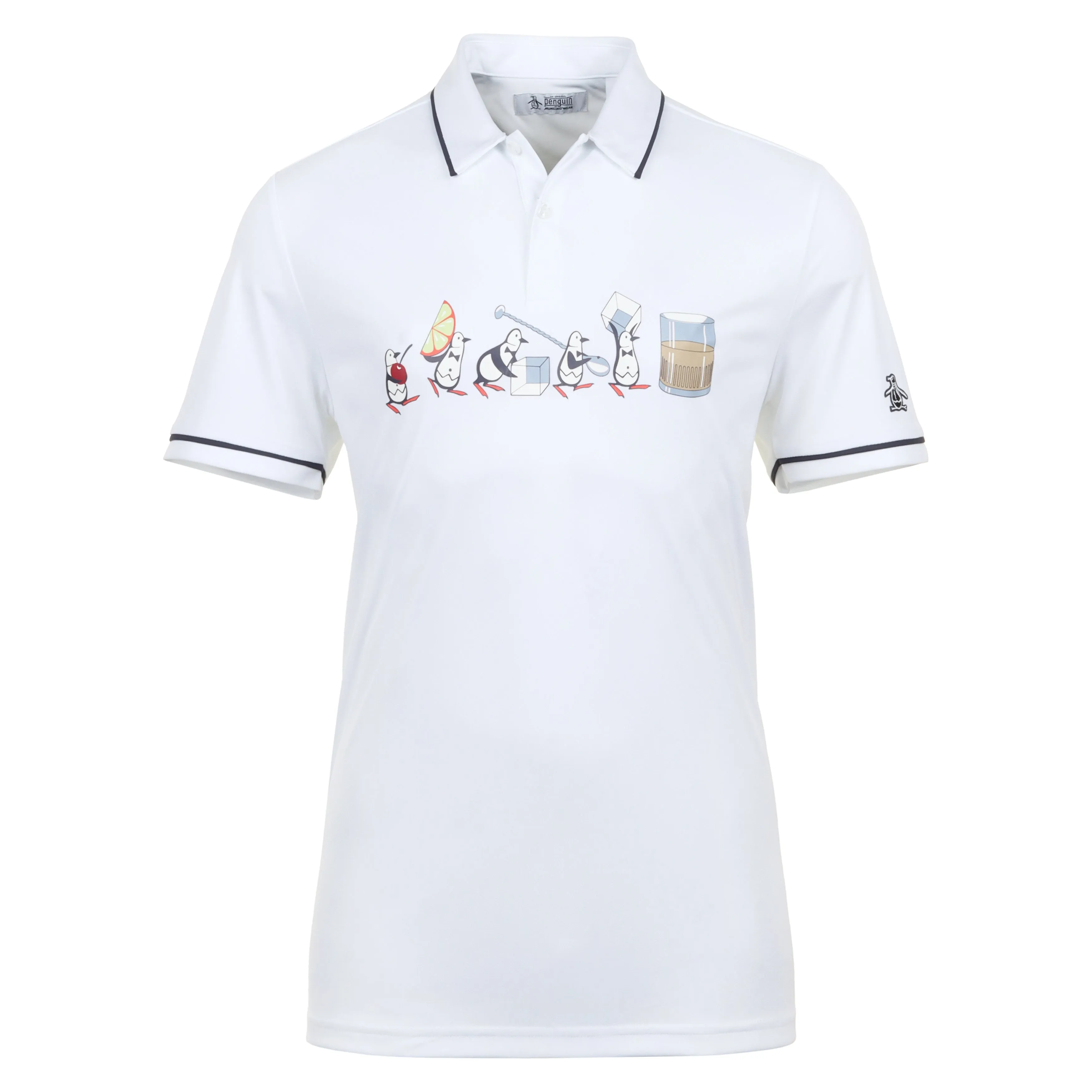 Original Penguin Golf The Barback Pete Oxford Polo Shirt