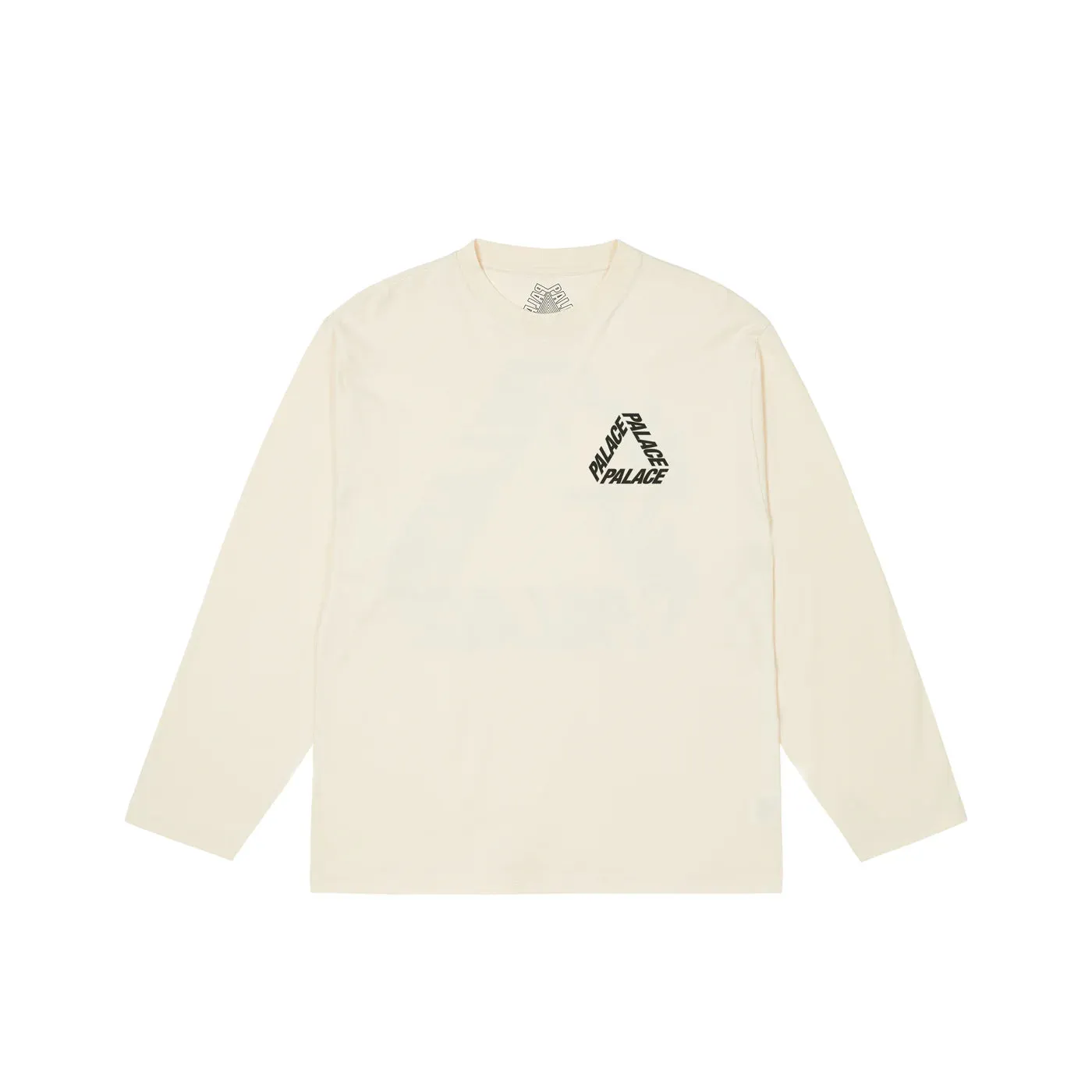 Palace Long Sleeve T Shirt P3 Soft White