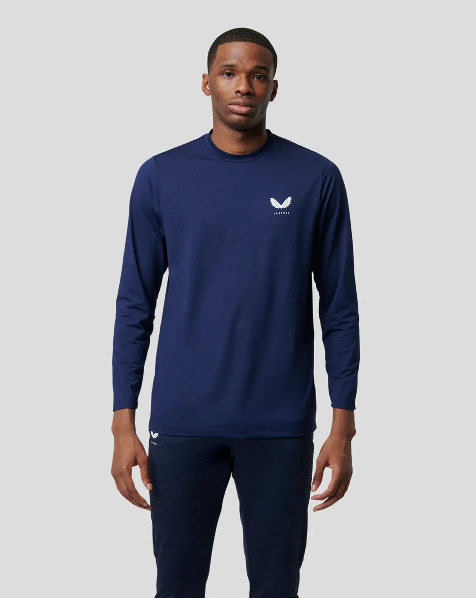 Peacoat Active Long Sleeve Training T-Shirt