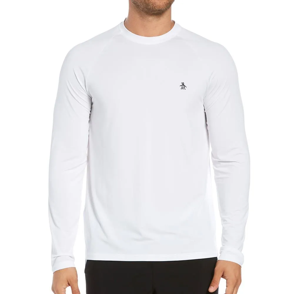 Penguin Men's Performance Solid Long Sleeve - Bright White