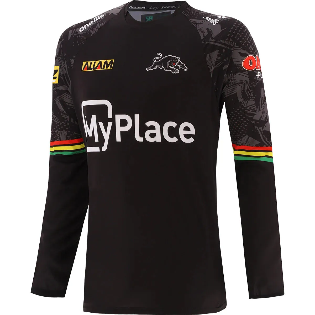 Penrith Panthers 2024 Mens Long Sleeve Training Tee