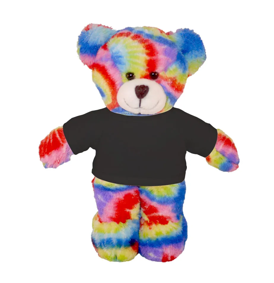 Personalized Tie-dye Bear 12"