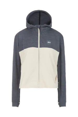 Picture Celest Zip Tech Hoodie - Smoke White