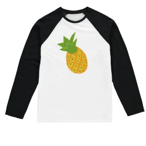 Pineapple Sublimation Baseball Long Sleeve T-Shirt