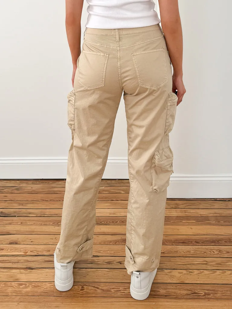 Pistola-Bobbie Utility Pant-Champagne