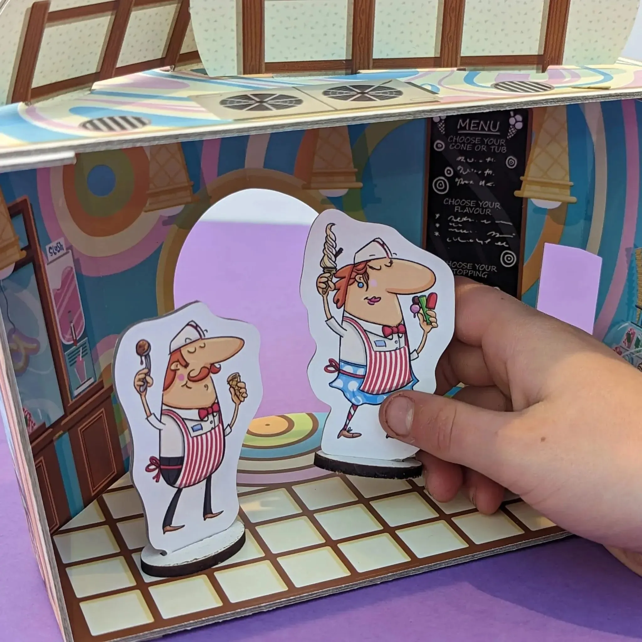 Planet Town - Mr Frosty's Ice Cream Parlour Playset