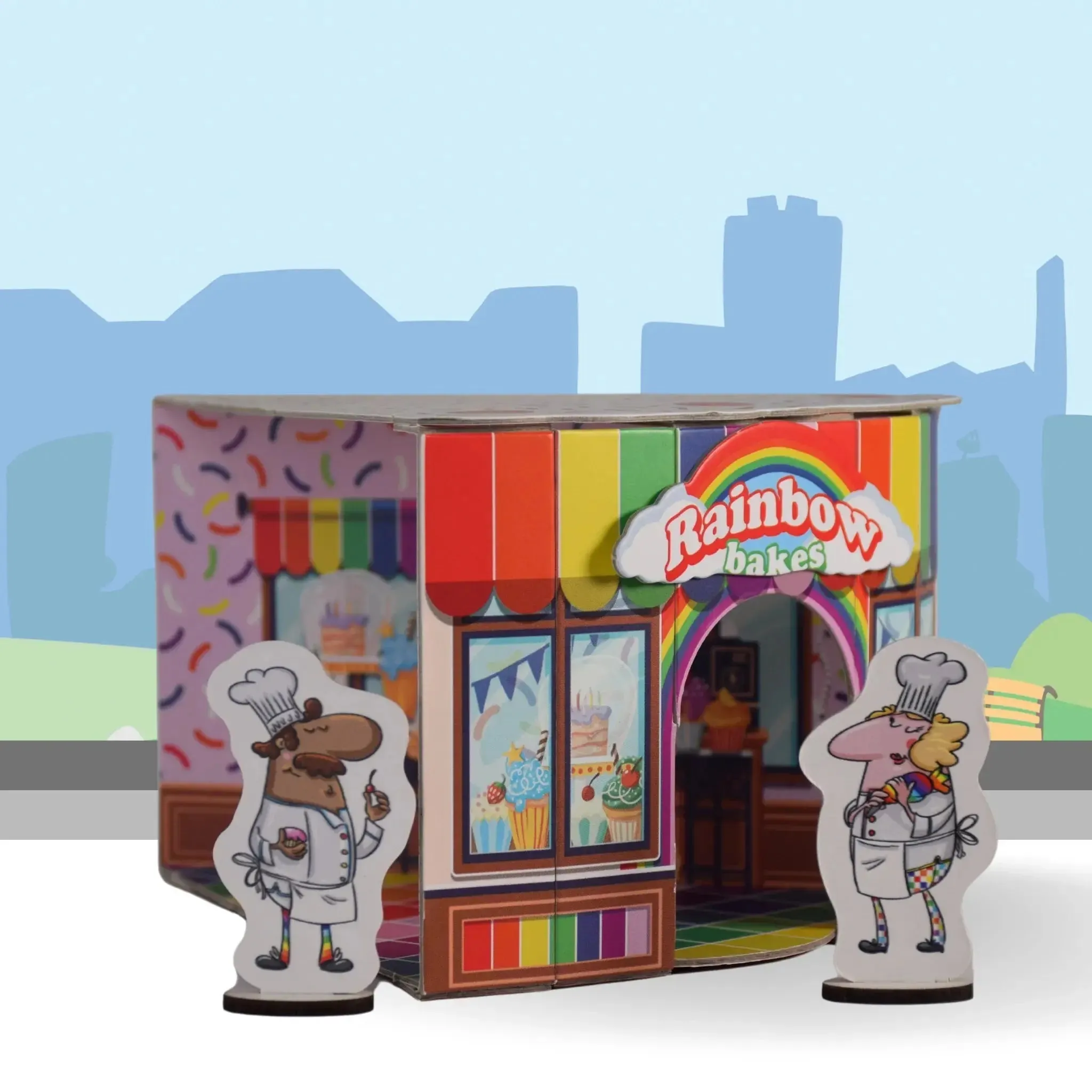 Planet Town - Rainbow Bakes Cake Shop Playset