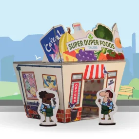 Planet Town - Super Duper Foods Supermarket Playset