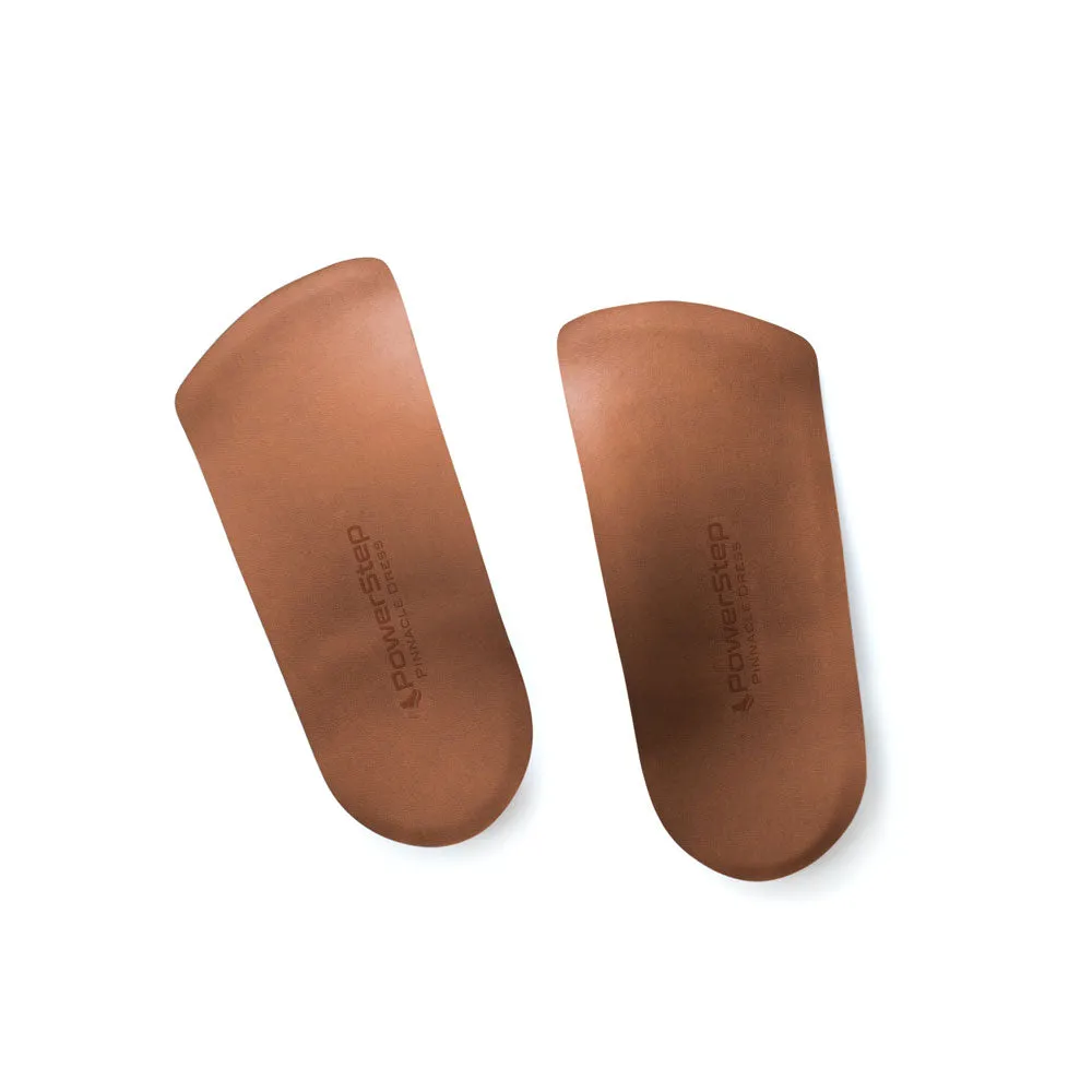 PowerStep Dress 3/4 Insoles | Arch Pain Relief Orthotic for Tight Dress Shoes