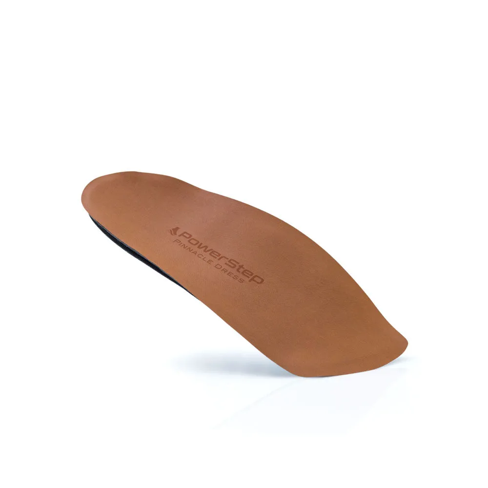 PowerStep Dress 3/4 Insoles | Arch Pain Relief Orthotic for Tight Dress Shoes