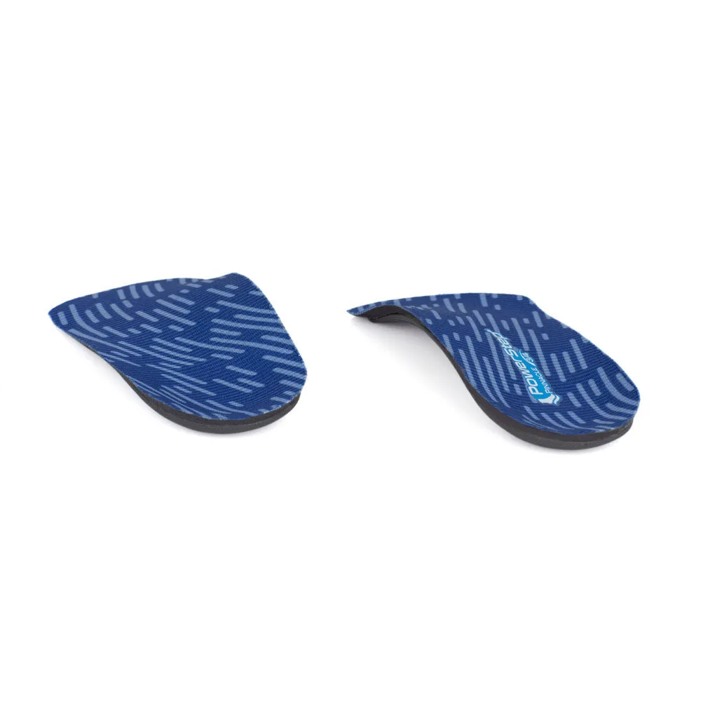 PowerStep Pinnacle 3/4 Insoles | Arch Pain Relief Orthotic for Tight Shoes