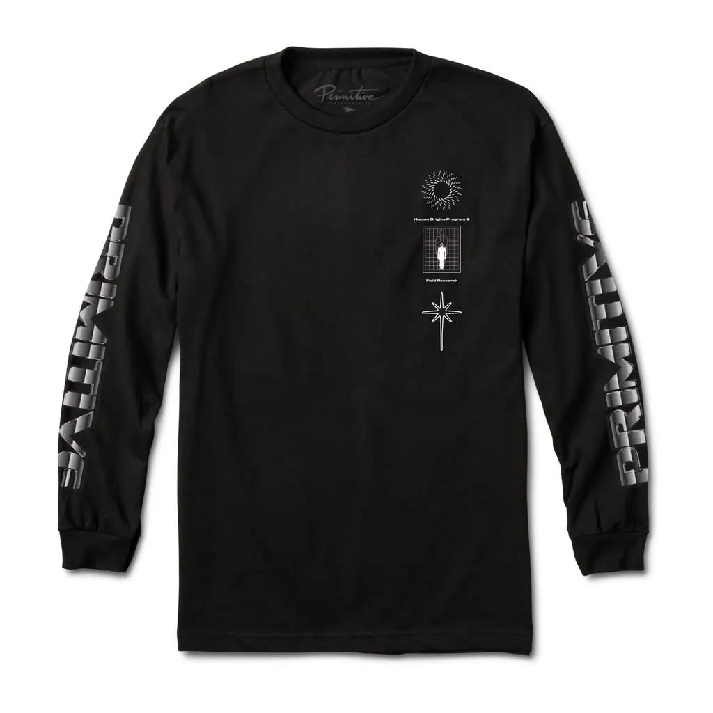 Primitive Origins Long Sleeve T-Shirt Black