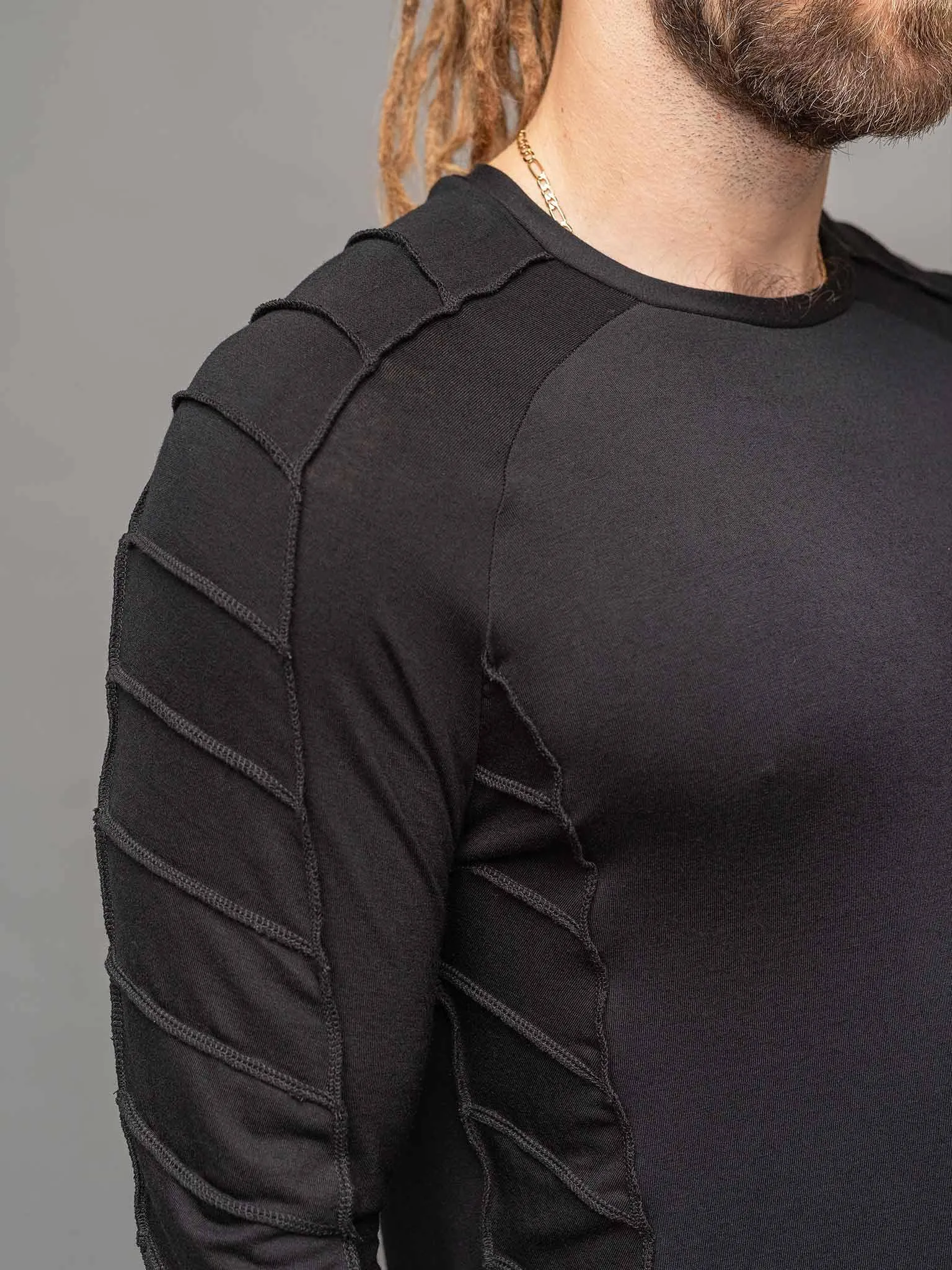 Raider - Dystopian Longline T-Shirt with Thumbholes