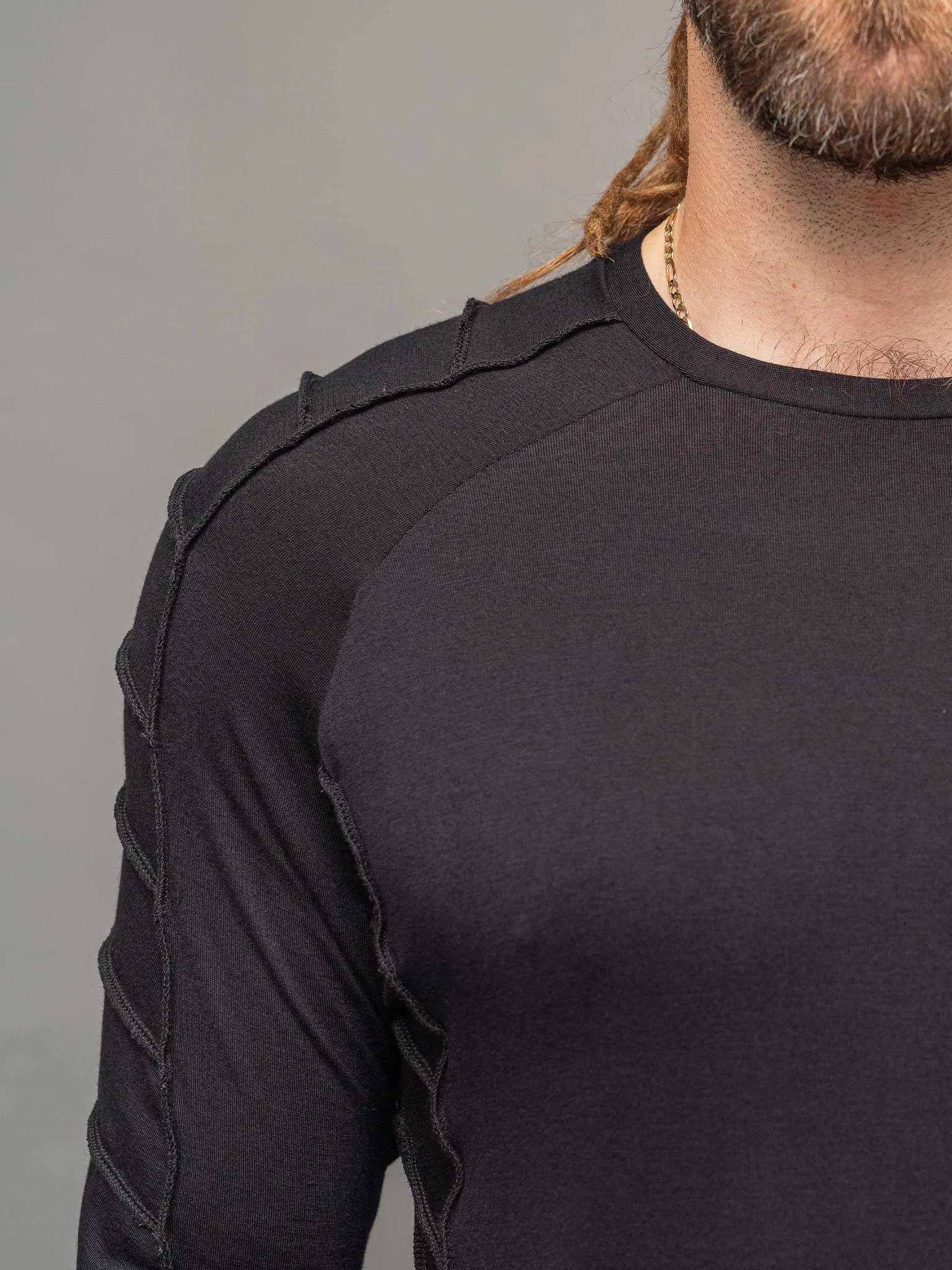 Raider - Dystopian Longline T-Shirt with Thumbholes