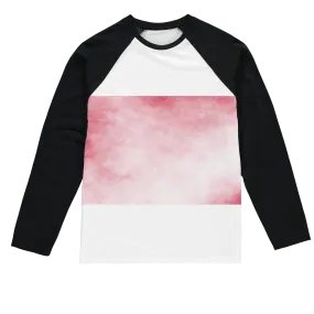 Red Clouds Sublimation Baseball Long Sleeve T-Shirt