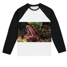 Red Frog Sublimation Baseball Long Sleeve T-Shirt