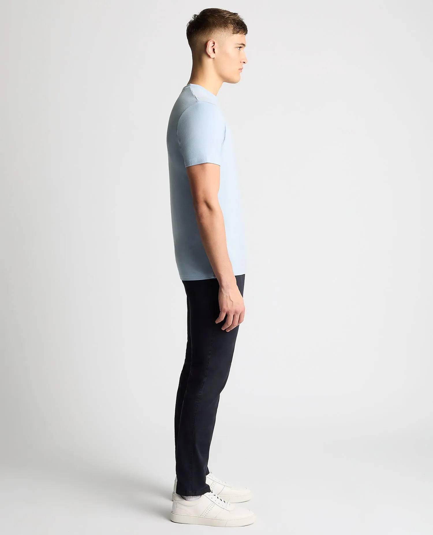 Relaxed Fit Crew Neck Tencel T-Shirt