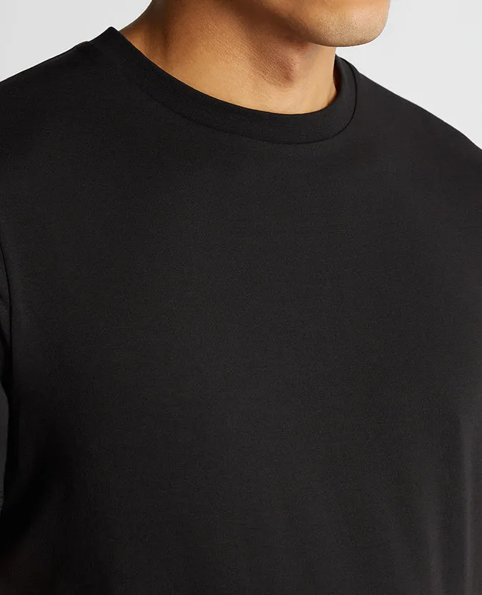 Relaxed Fit Crew Neck Tencel T-Shirt