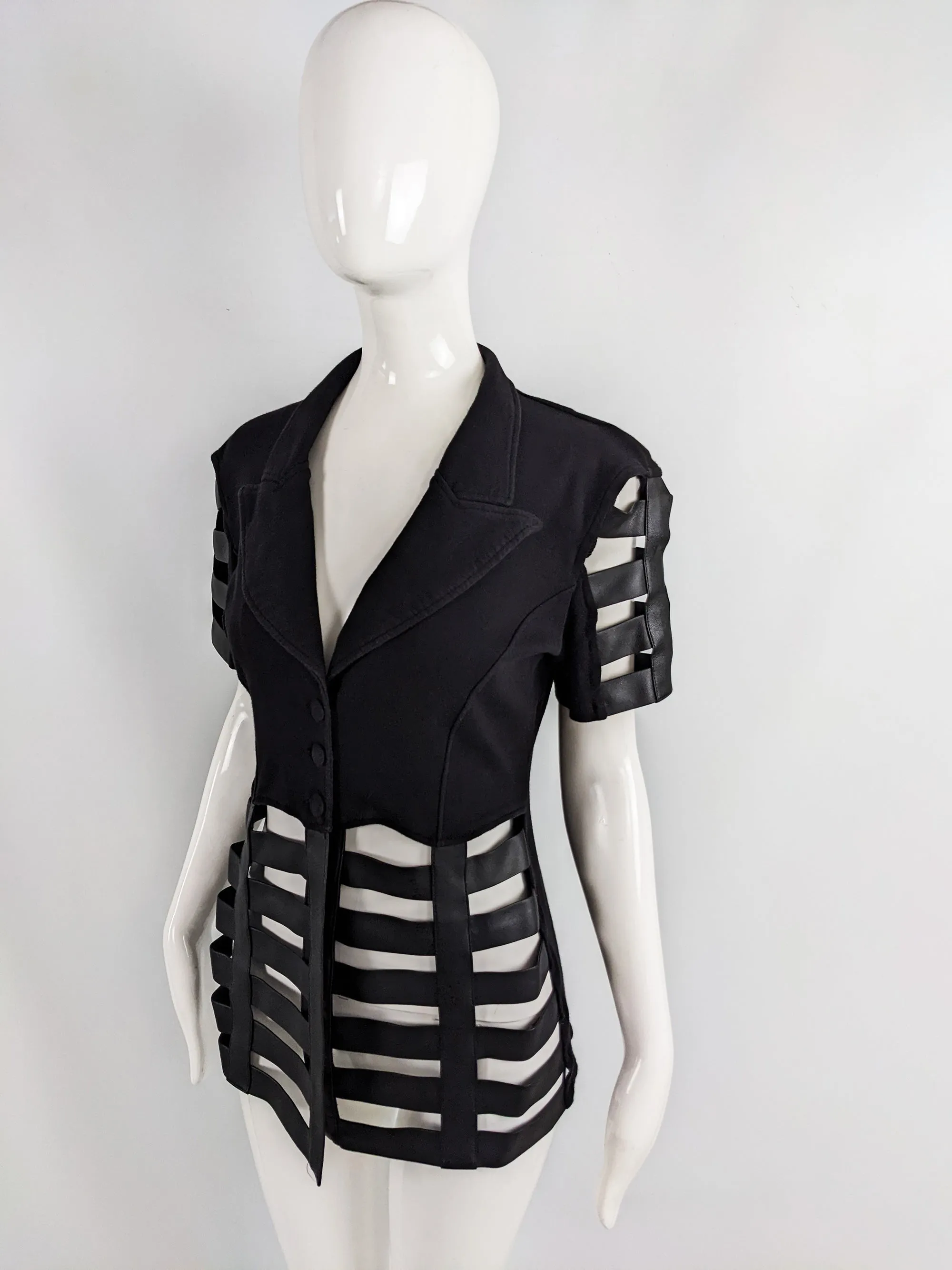 Romeo Pour Juliette Vintage Avant Garde Cage Jacket, 1980s