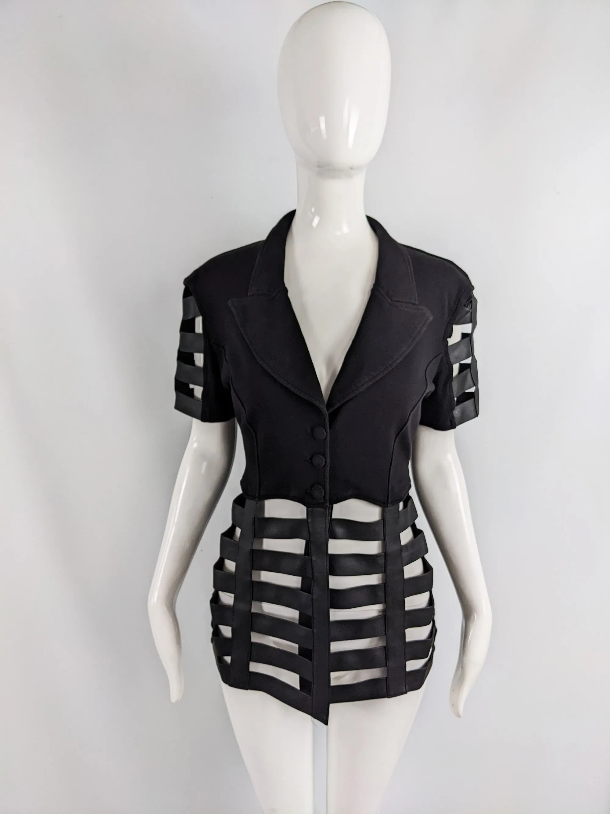 Romeo Pour Juliette Vintage Avant Garde Cage Jacket, 1980s