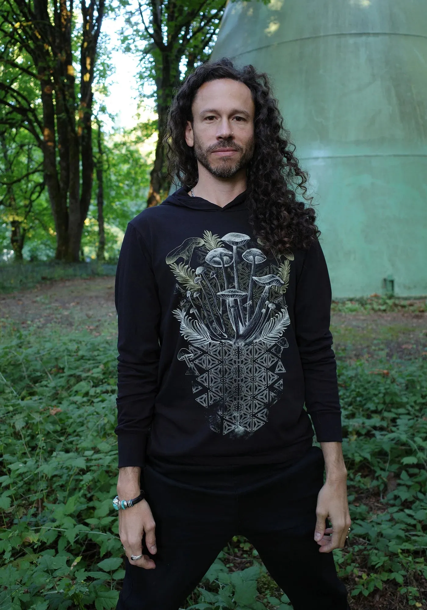 Rythmatix - Mycelial Bloom Long Sleeve Hoodie