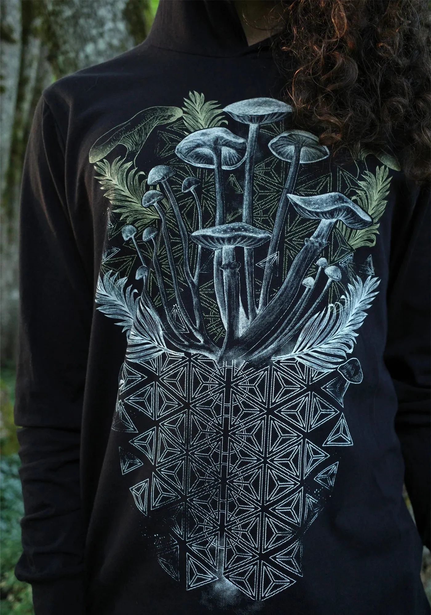 Rythmatix - Mycelial Bloom Long Sleeve Hoodie