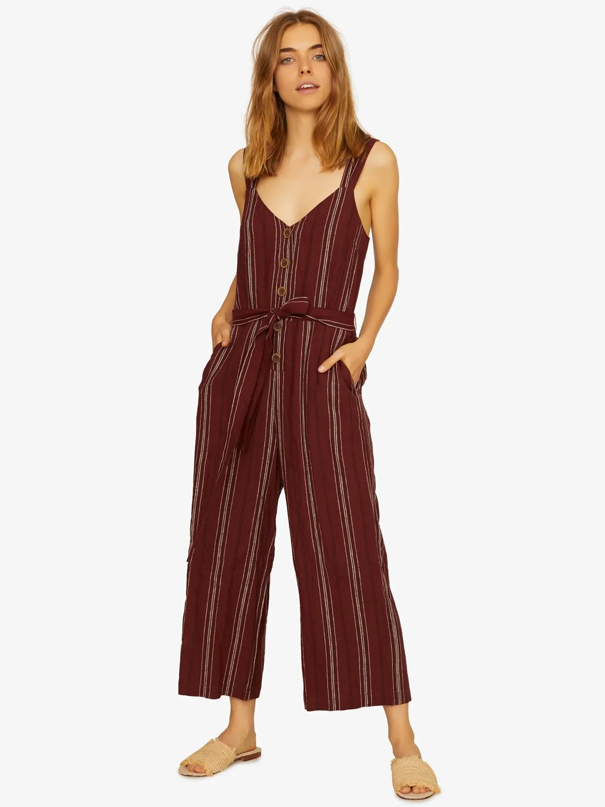 Sanctuary - Sedona Jumpsuit Henna Multi Stripe