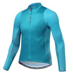 Santic Universal Blue Men Cycling Jersey Long Sleeve