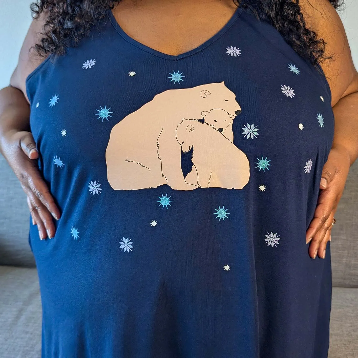 Short Nightdress - Polar Snuggles