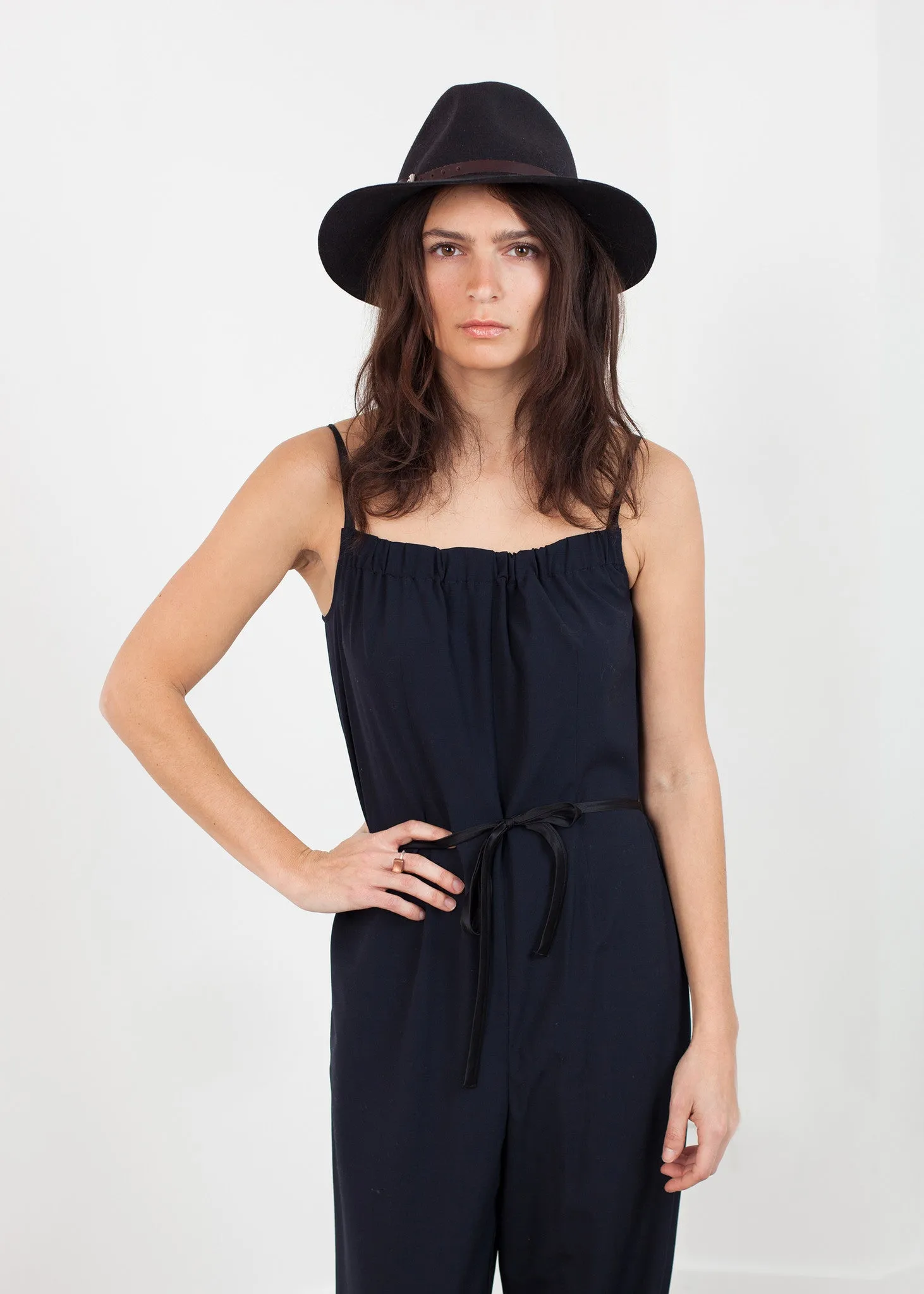 Sleeveless Jumpsuit in Navy